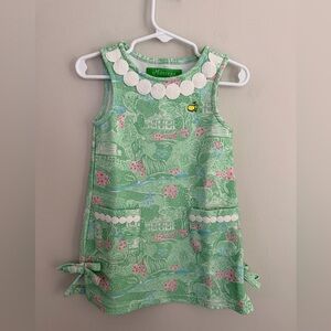 Masters Kids Green and Pink Dress